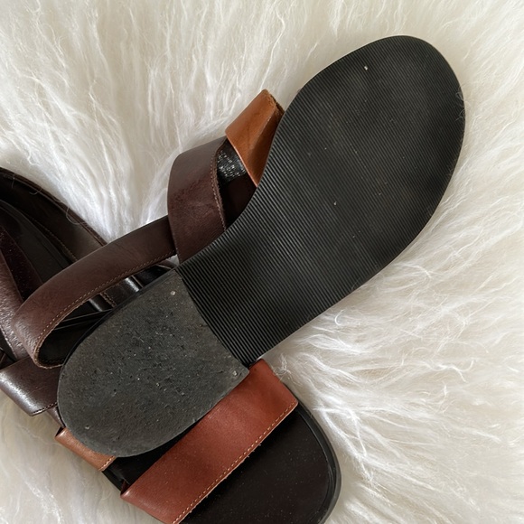 Bandolino tri-colour leather sandal - Picture 2 of 4